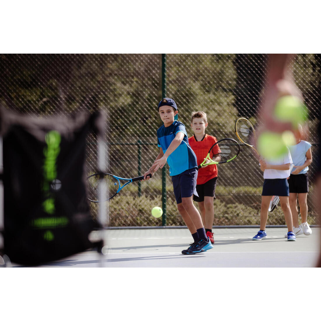 CHAUSSURES TENNIS ENFANT - TS500 FAST JR LACE SHINE