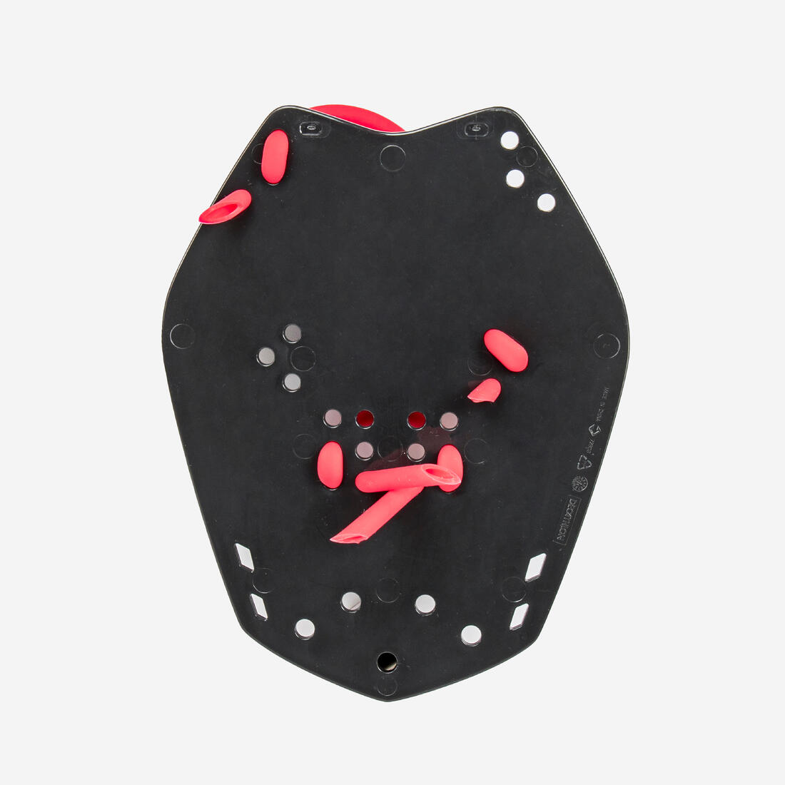 Plaquettes de natation taille L, noir rouge