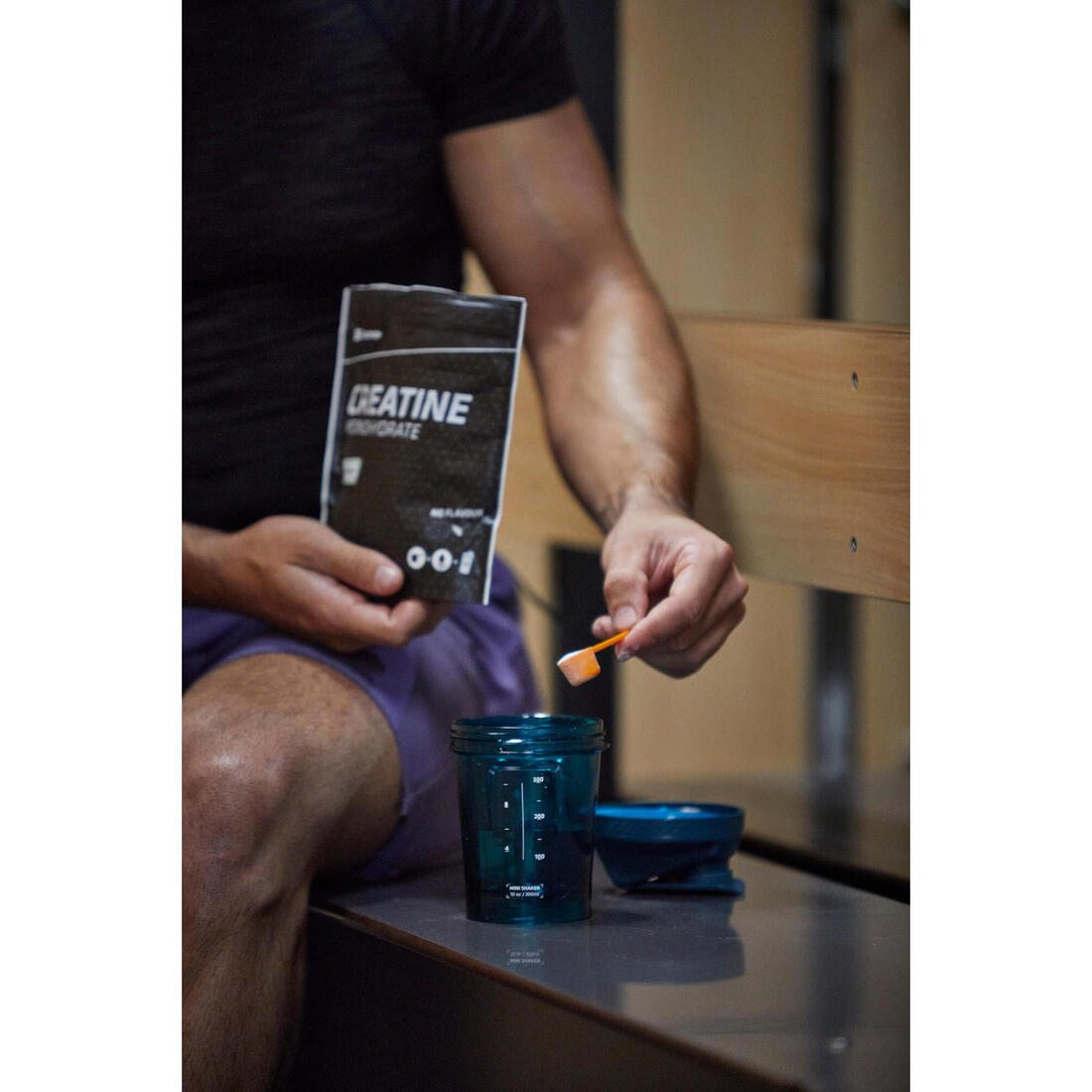 MINI SHAKER 300ML BLEU
