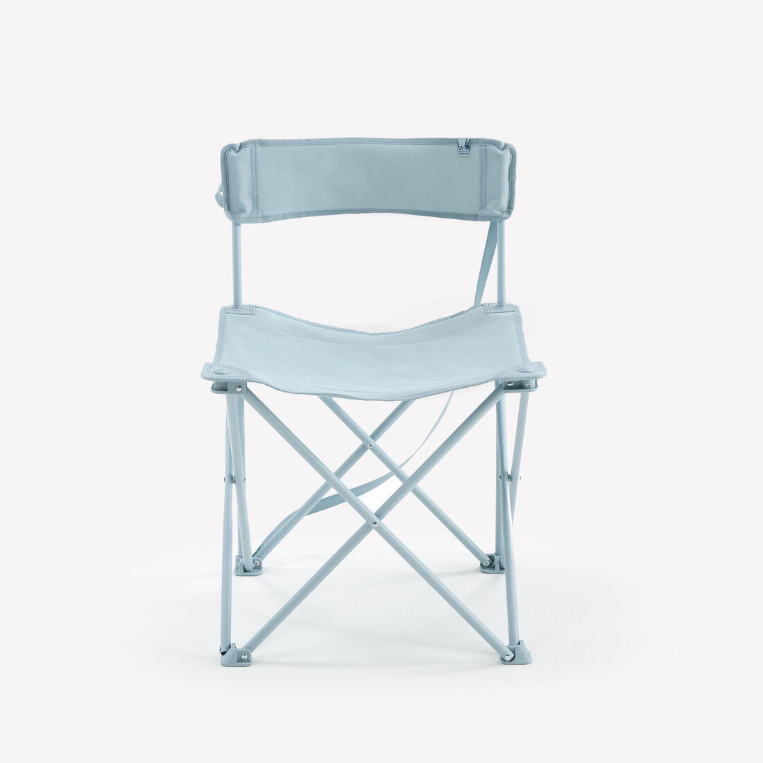 Chaise de camping pliante bleue