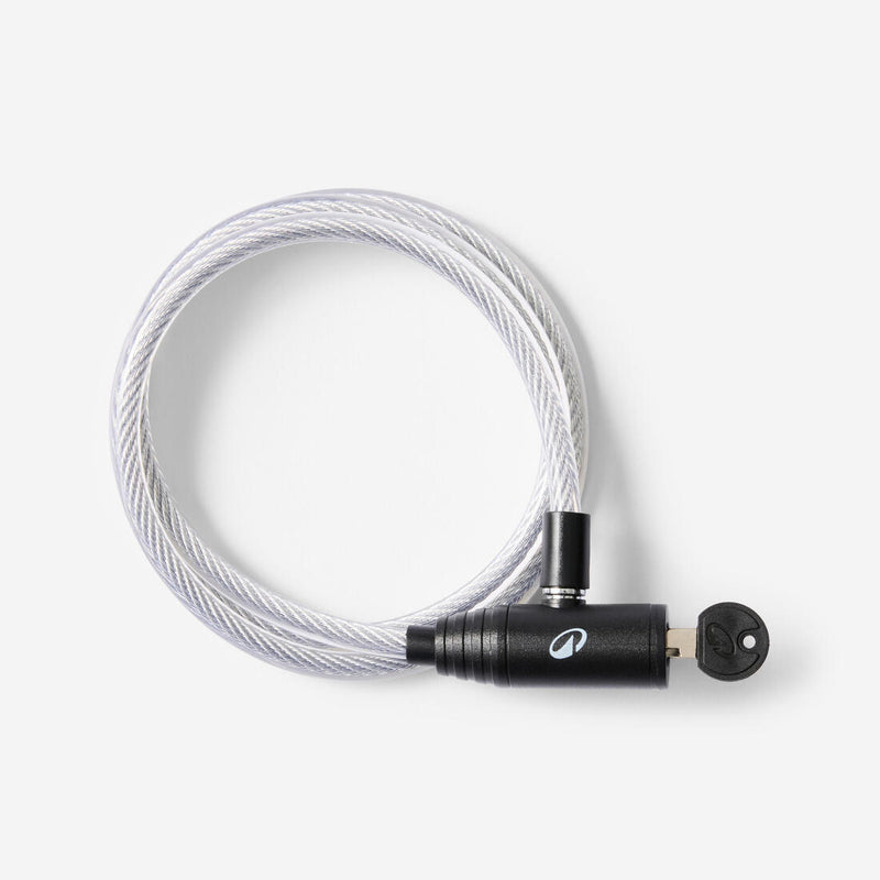 ANTIVOL ACCESSOIRES VELO A CLE 100 GRIS