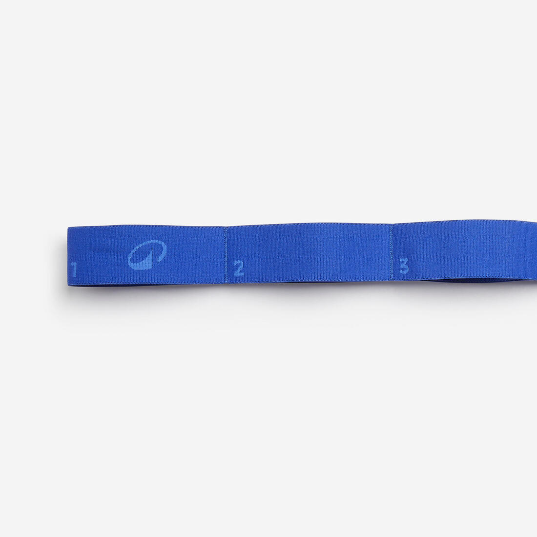 Élastique textile de fitness, 10 kg, résistance modérée, bleu