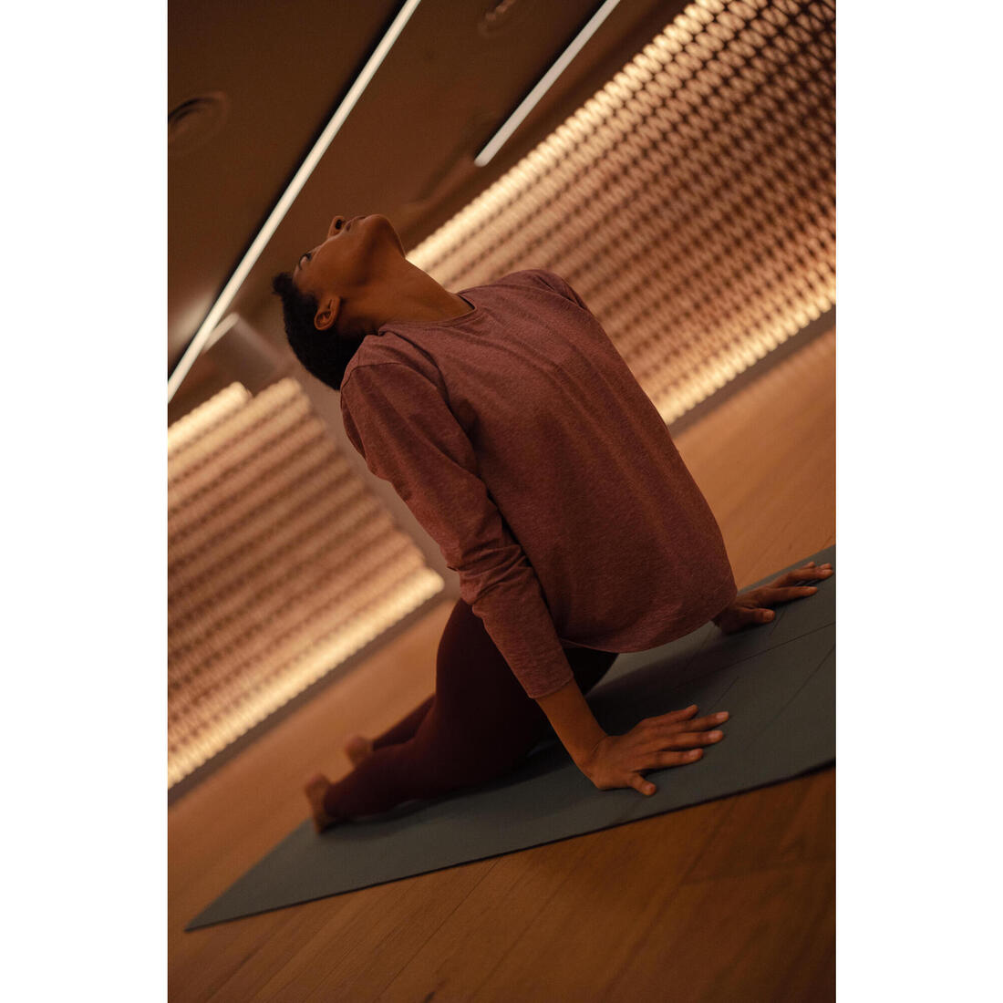 T-shirt de yoga manches longues femme, soft