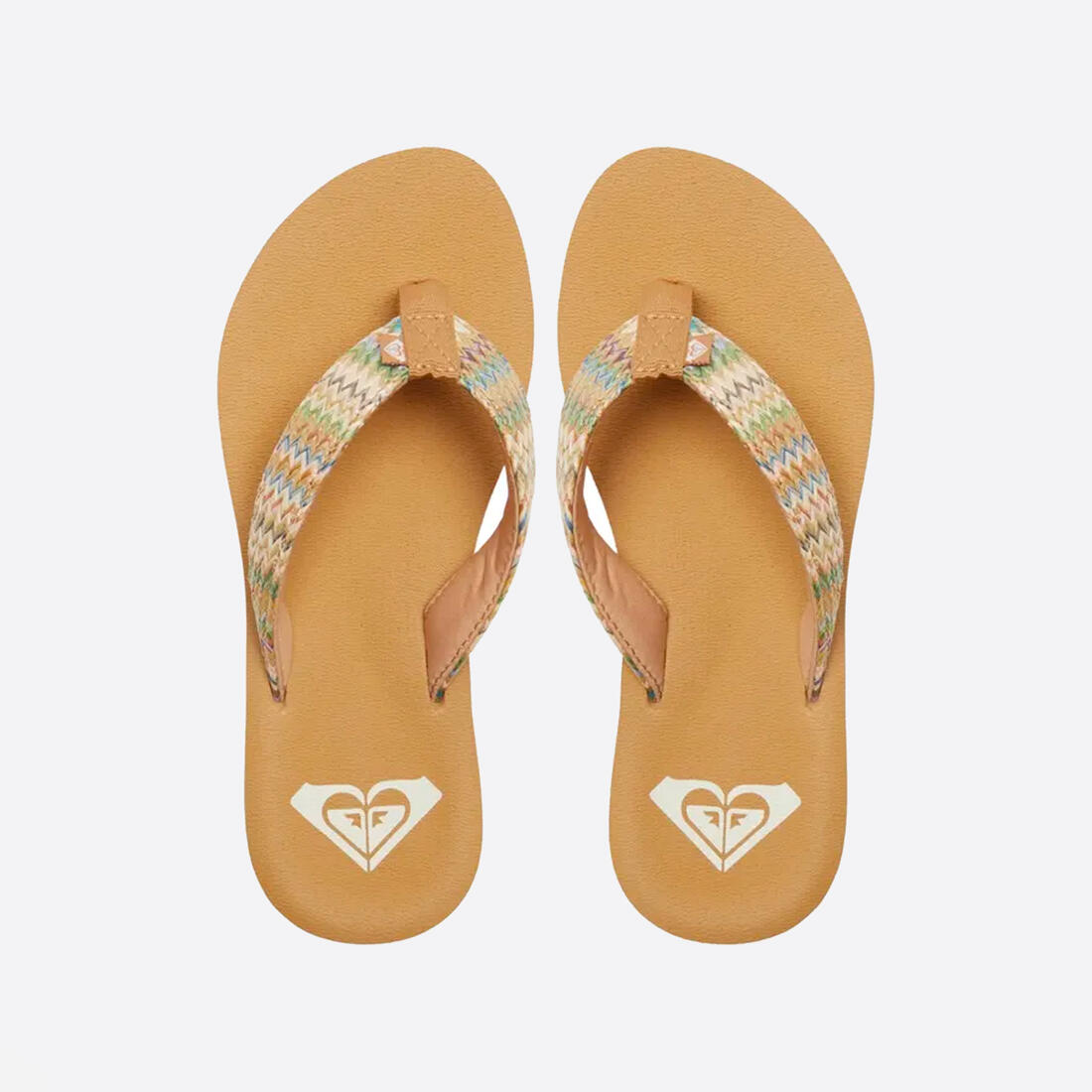 Tongs Femme - Porto beige raffia