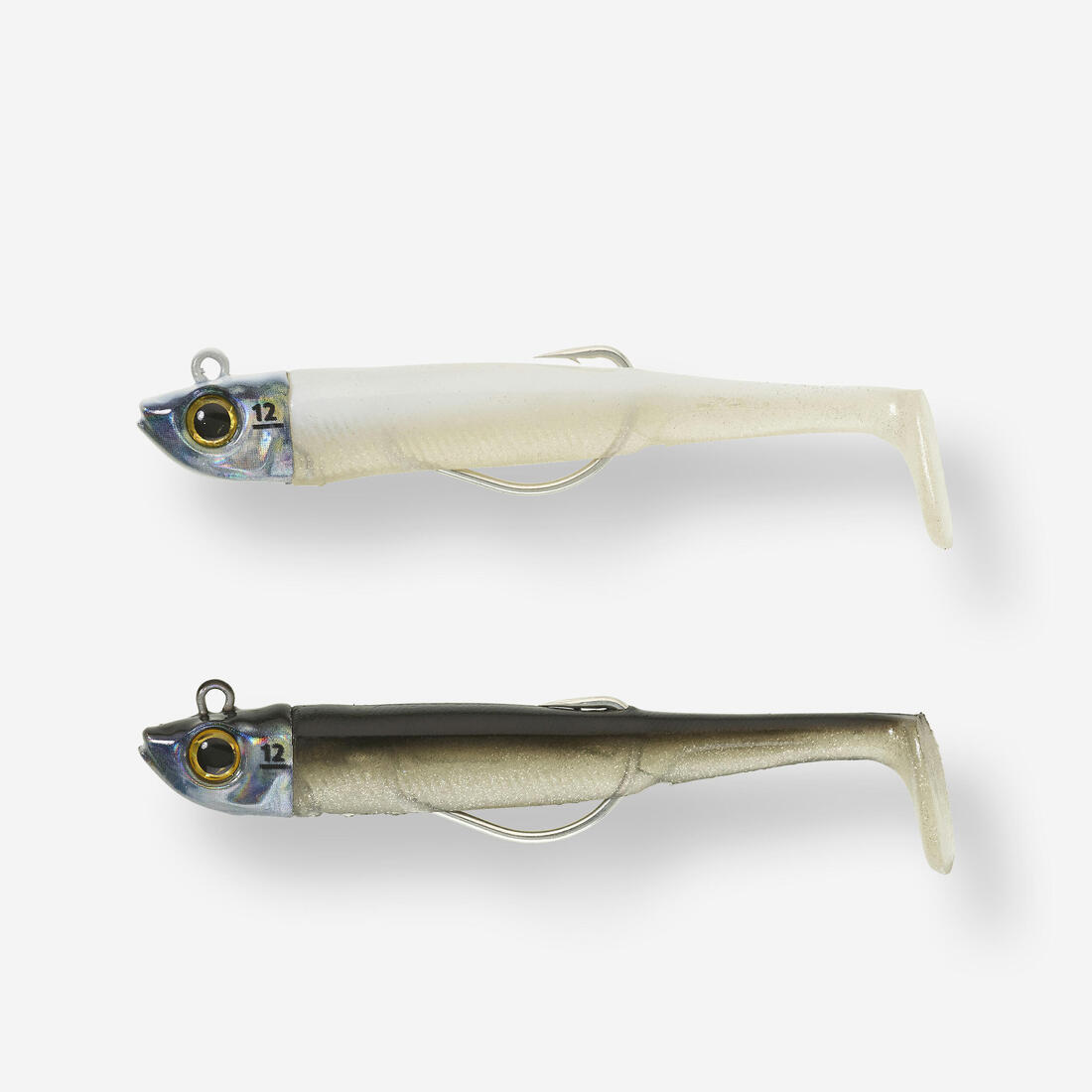 Combo leurres souples shad texan anchois ancho 90 12g ayu en mer
