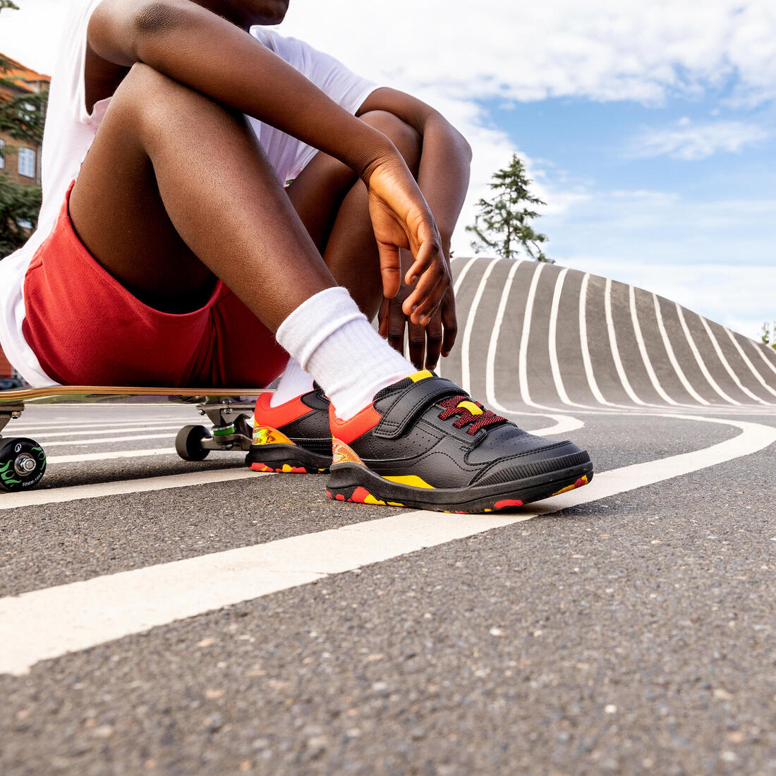 Chaussures de sport à scratch résistantes enfant, Playventure Yard