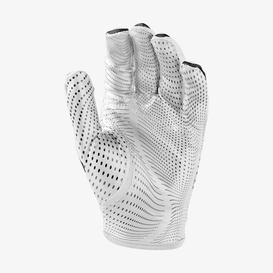 Gants de football américain Adulte - Wilson NFL extensibles blanc et noir