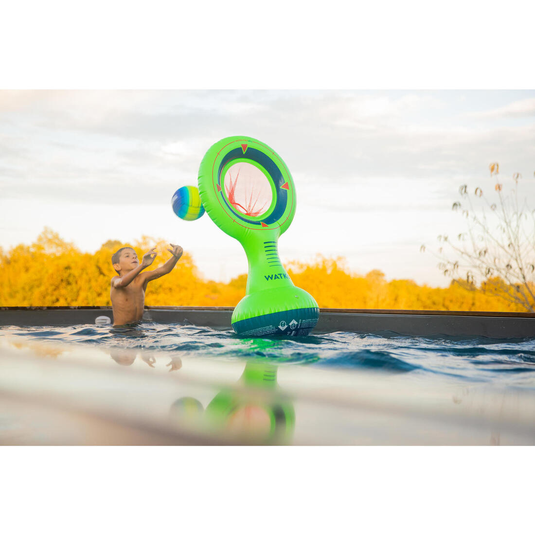 Grip ballon piscine adherent
