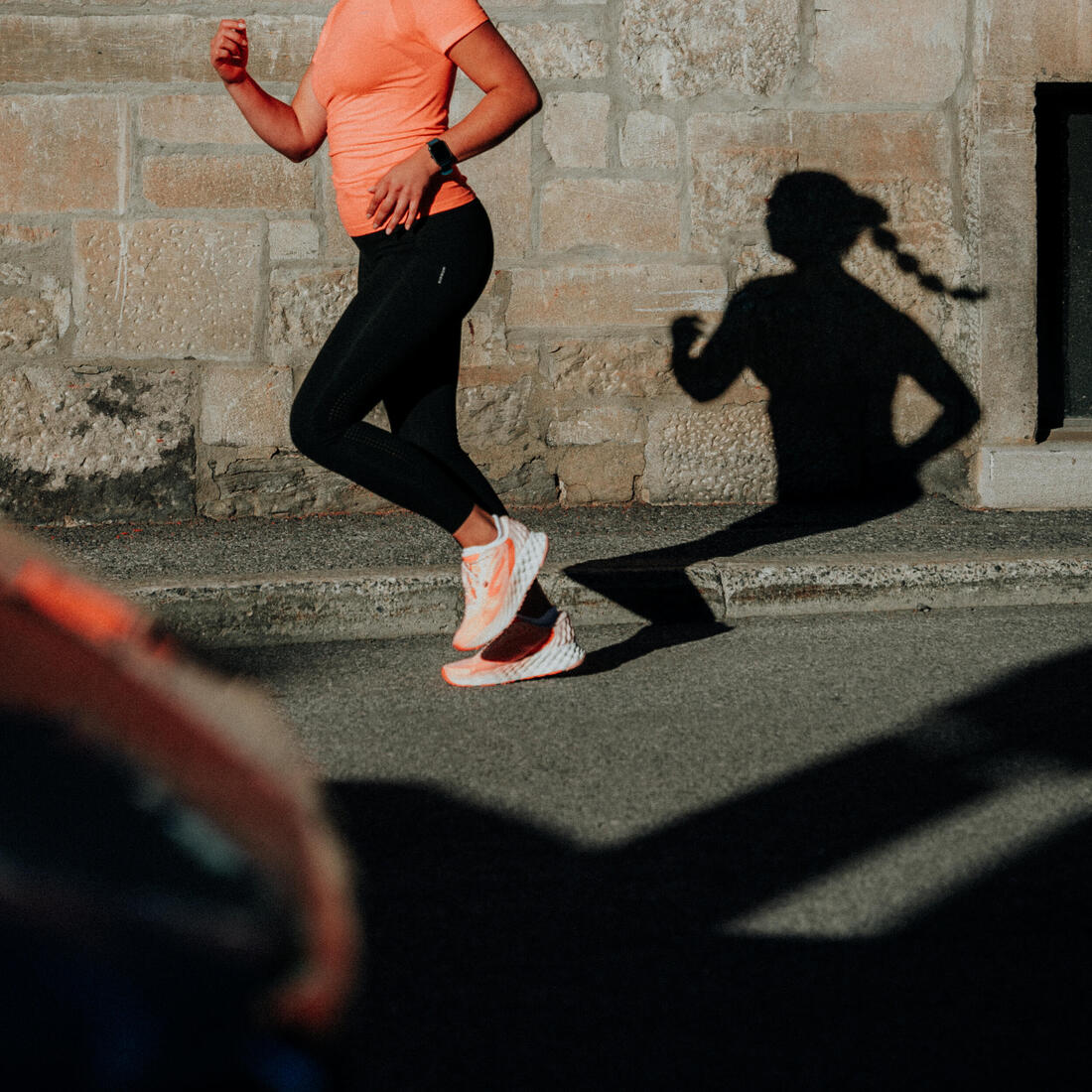 T-shirt running & trail sans couture femme - kiprun run 500 confort slim