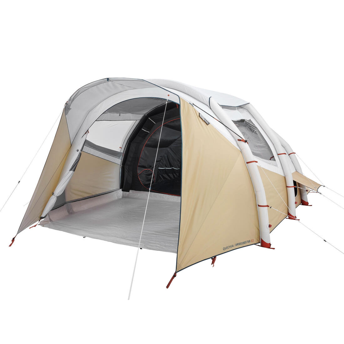 Tente de camping gonflable 5 places 2 chambres, Fresh & Black, Air Seconds 5.2