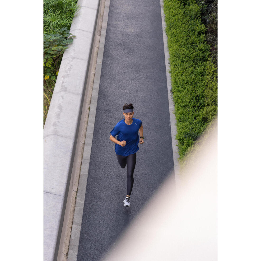 T-shirt de running sans coutures homme - kiprun run 500 confort