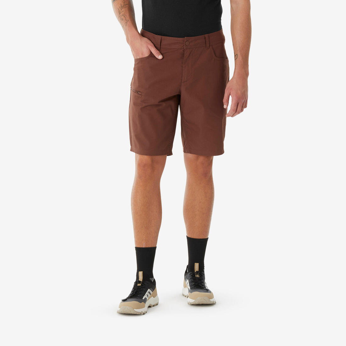 Short de randonnée homme, NH500 Regular
