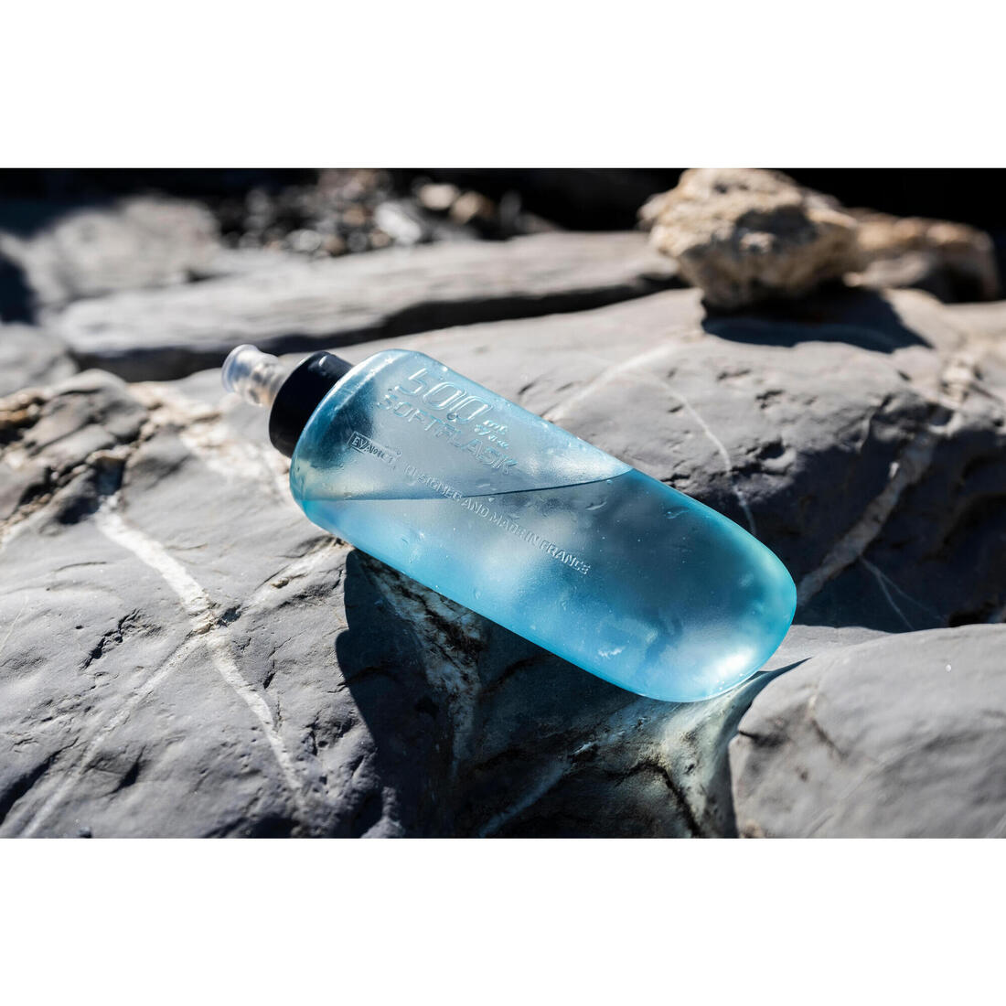 Gourde flasque souple 500 ml extrudée trail running