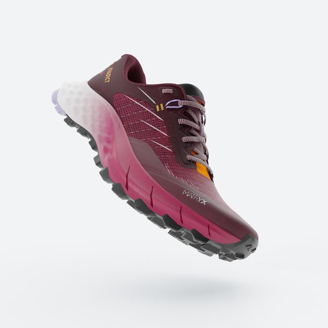 Chaussures de trail running pour femme EVADICT MT CUSHION 2 framboise