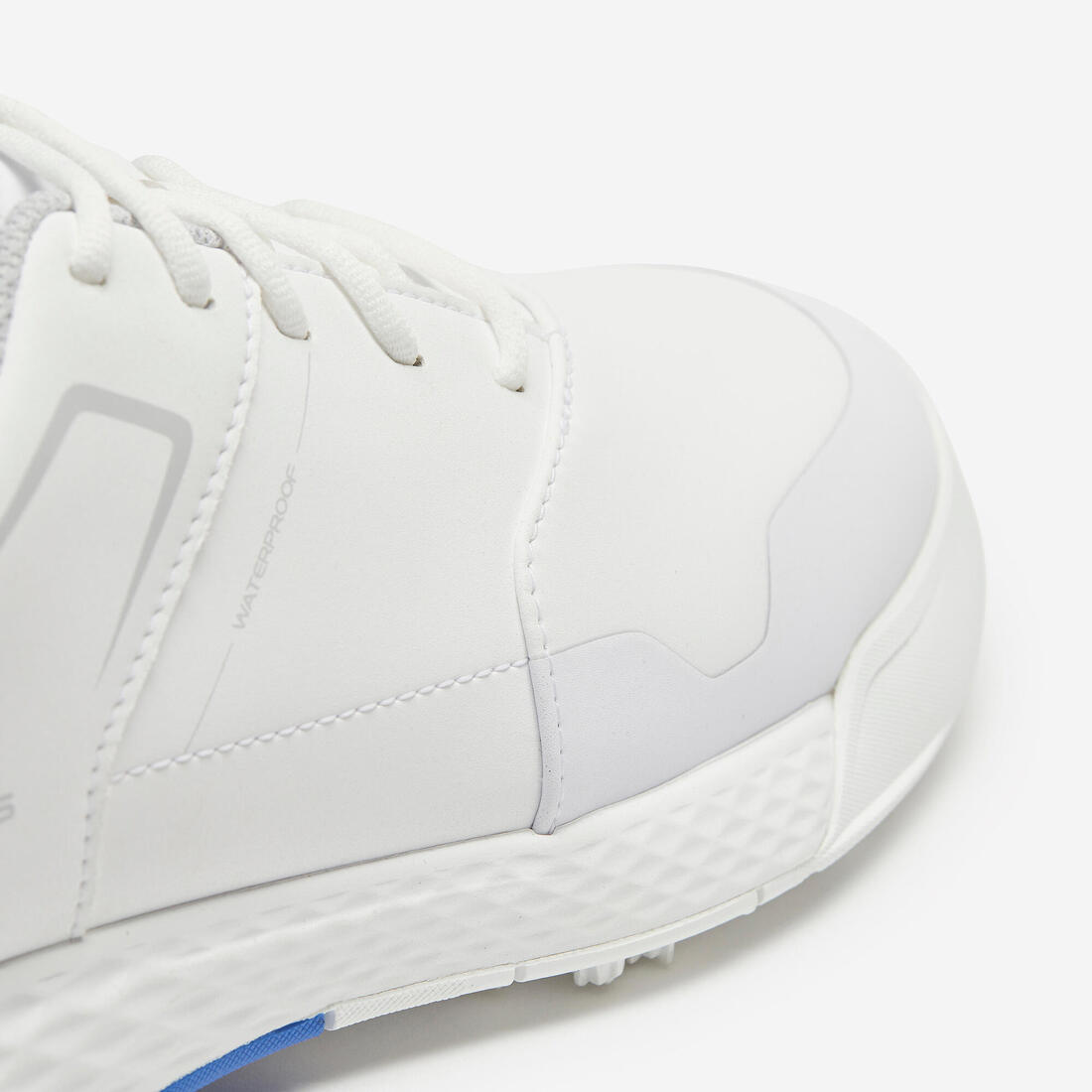 Chaussures golf grip waterproof enfant - MW500 blanc et