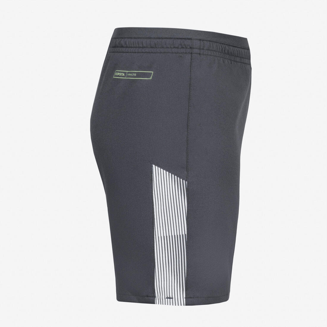 SHORT DE FOOTBALL ENFANT VIRALTO KIDS GRIS BANDE
