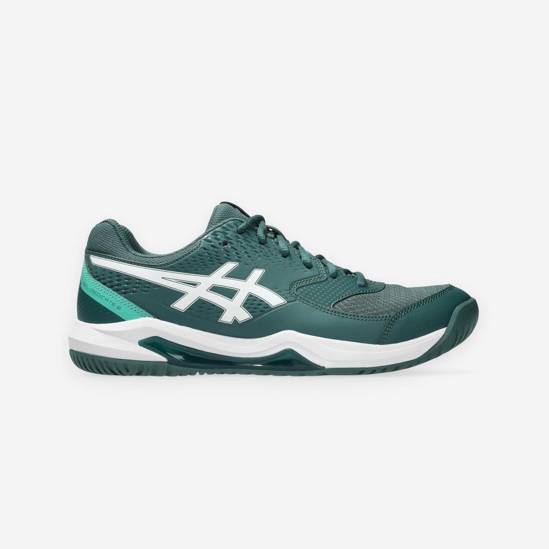 Chaussures de tennis multicourt homme, Gel Dedicate 8 vert