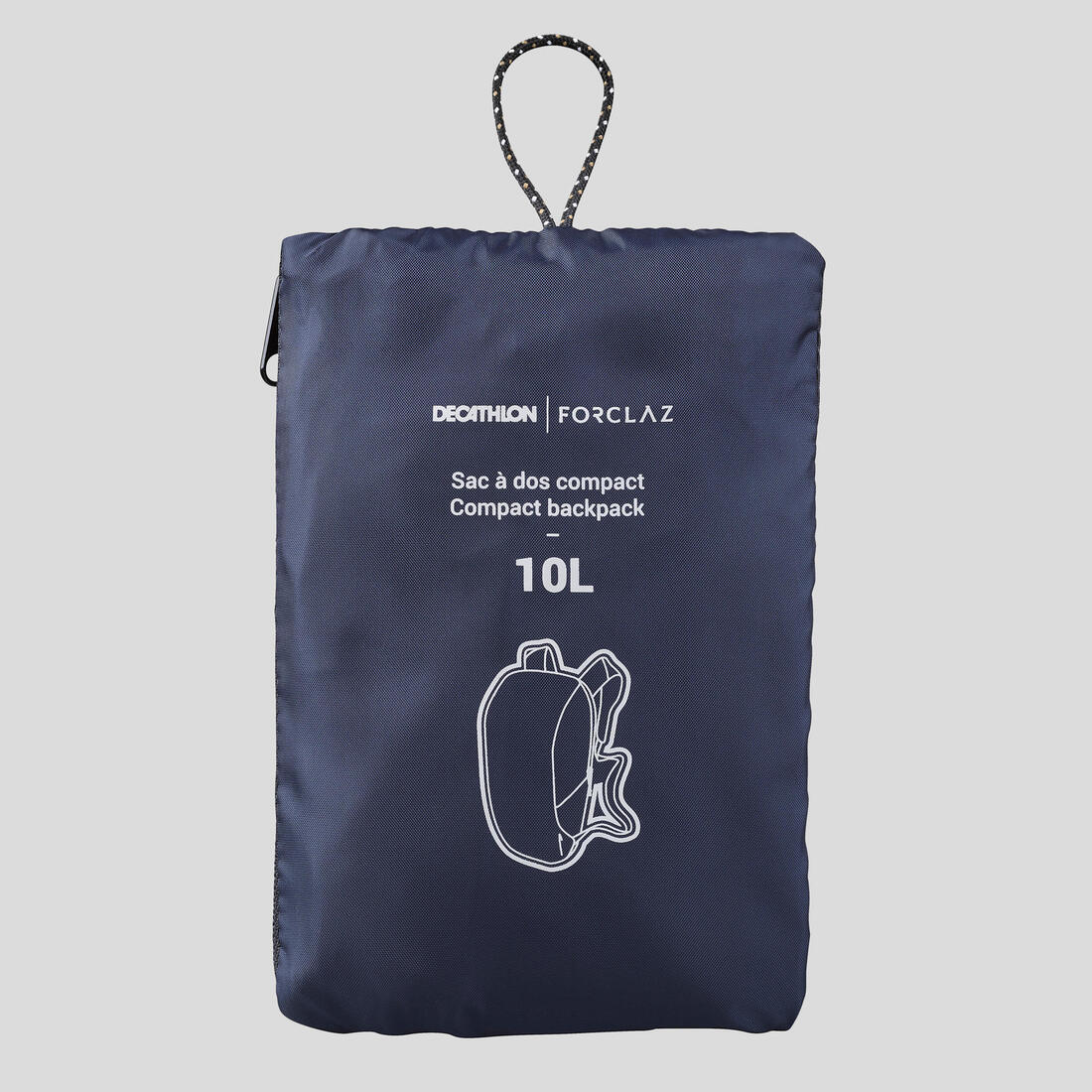 Sac à dos de poche pliable 10L, Travel 100