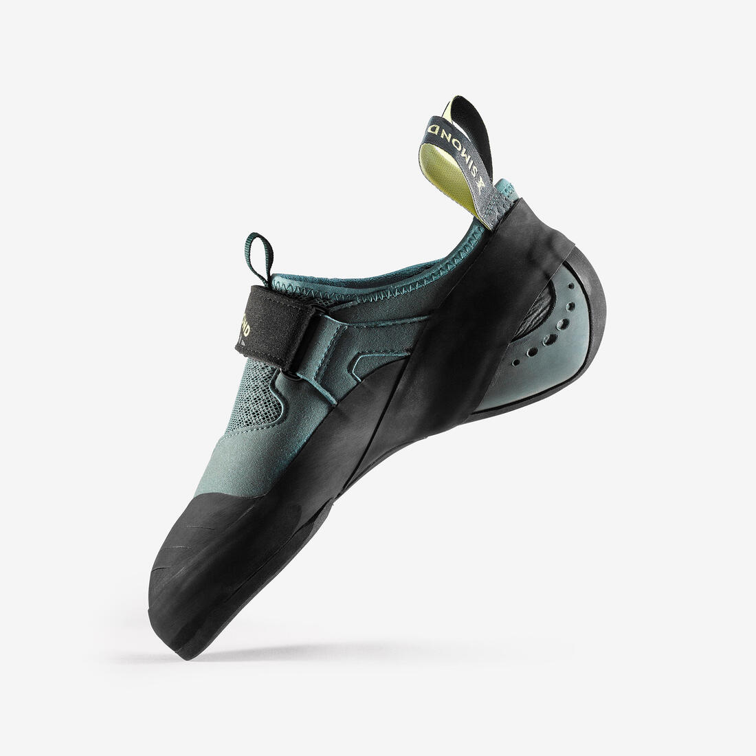 Chaussons d'escalade techniques et souples homme, Vertika Soft vert