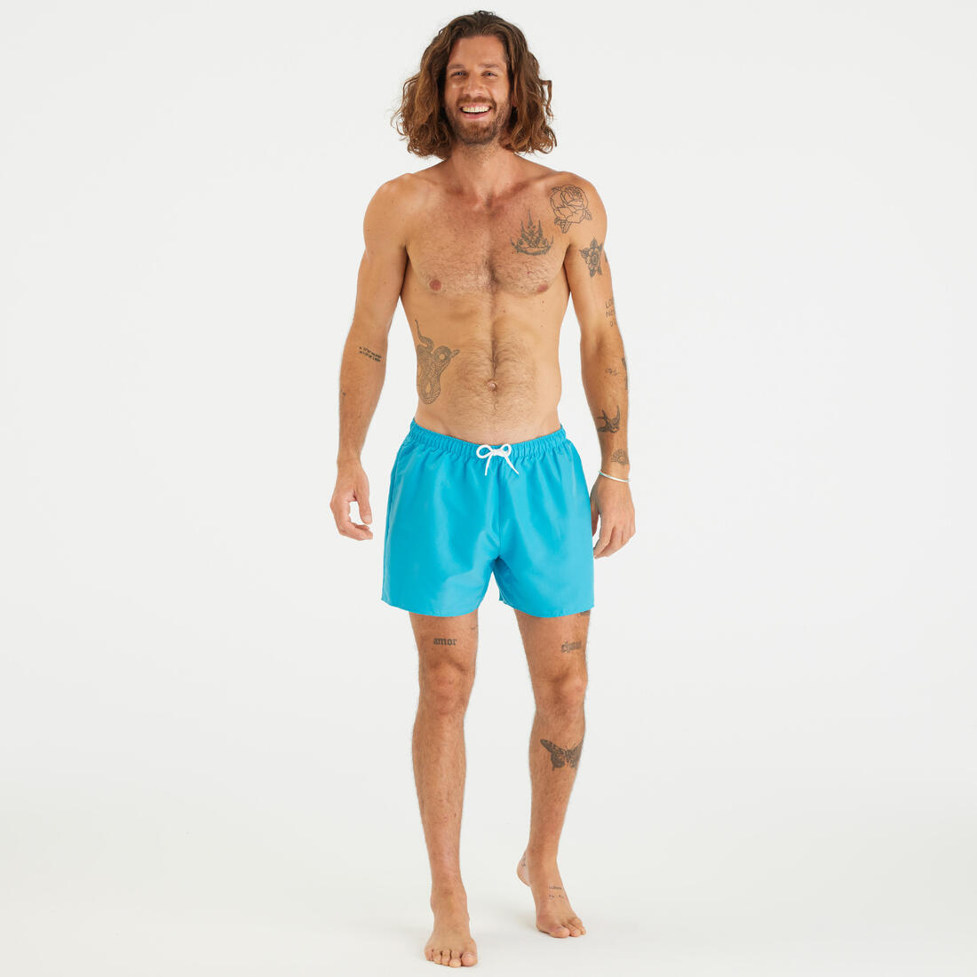 Short de bain surf 100 Court 15" Homme - Hendaia MW