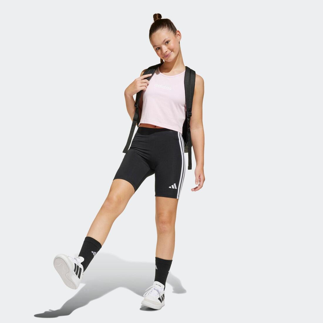 Cycliste fille en coton, noir