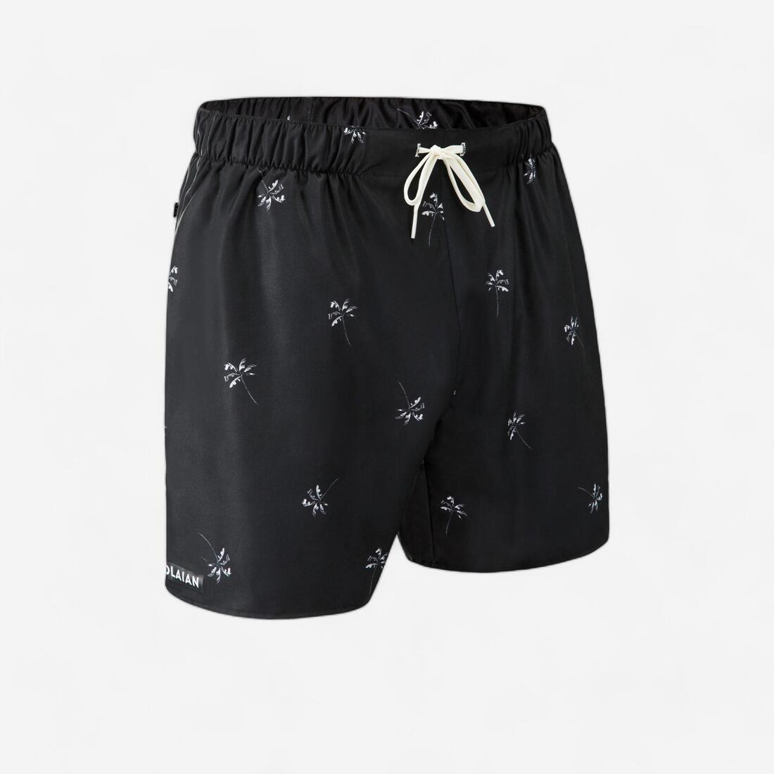 Boardshort surf 100 15" POPSTRIPE BLUE