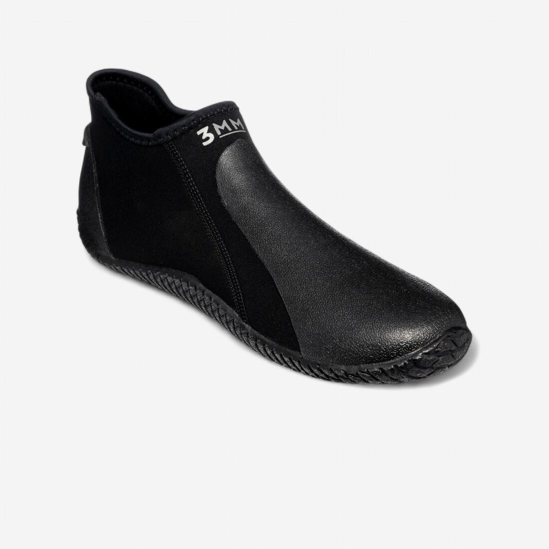 Bottillons plongée bas néoprène 3mm - noir