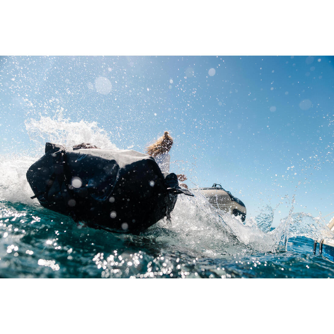 Sac de voyage étanche sports d’eau 40 L, IPX6