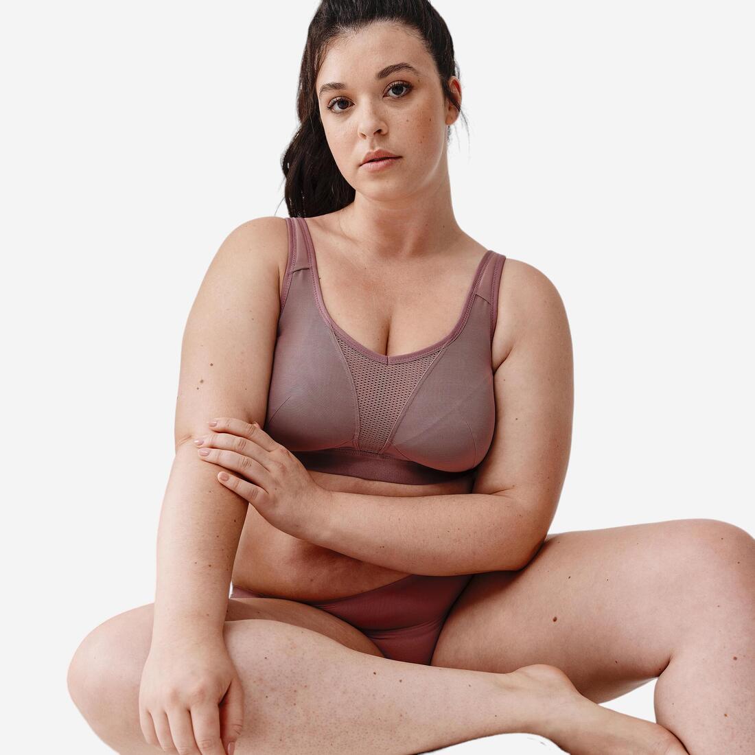 Brassière bretelles croisables maintien fort femme