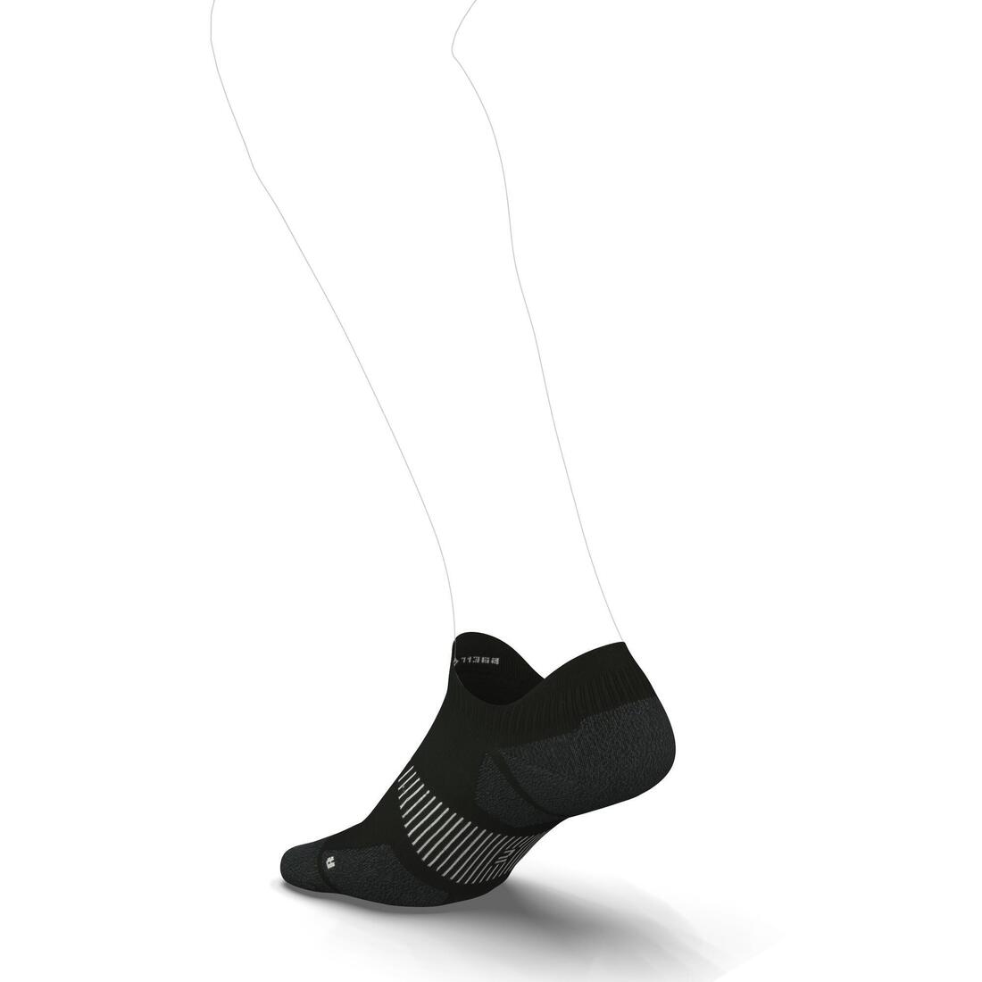 CHAUSSETTES DE RUNNING RUN900 FINES INVISIBLES BLEUE