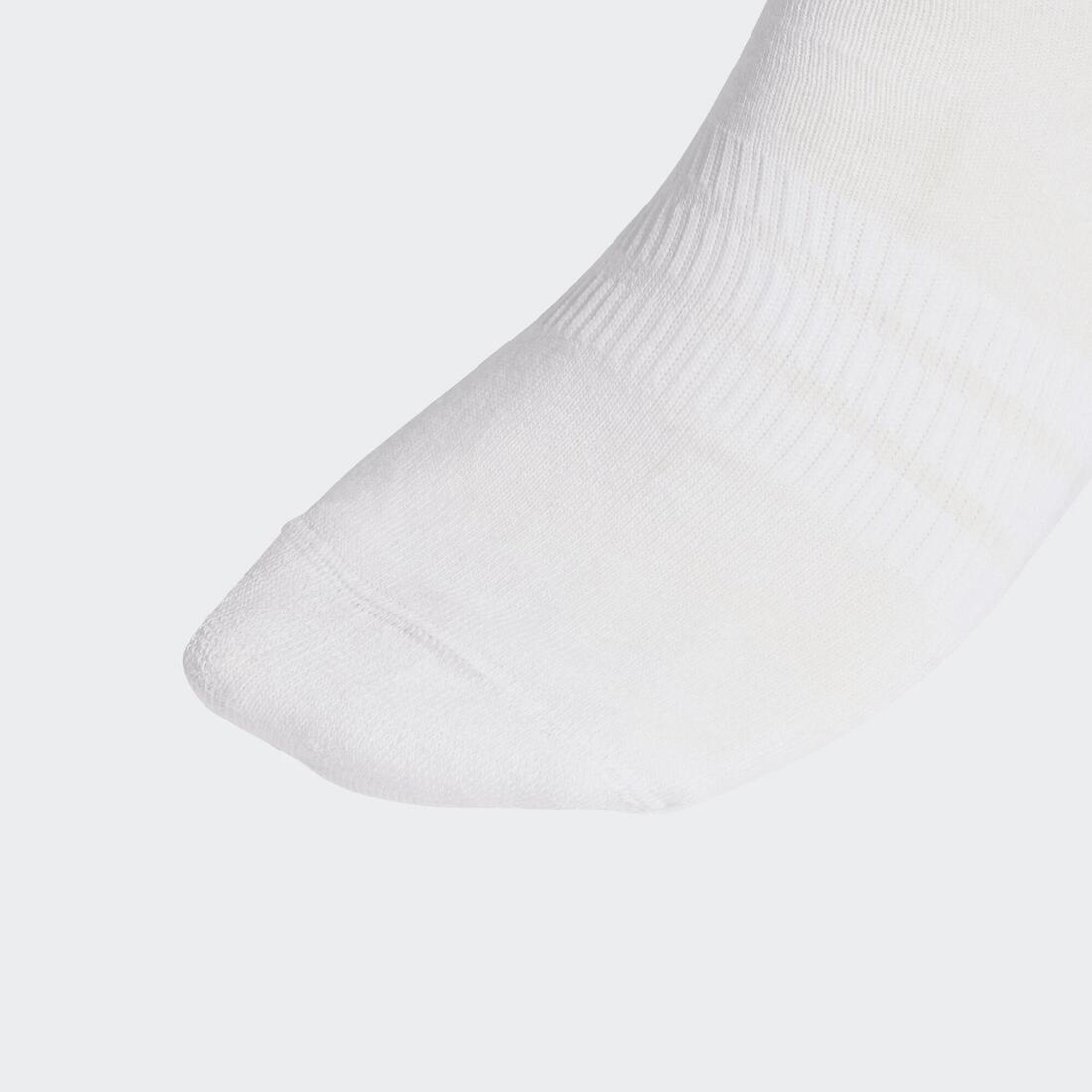 Chaussettes matelassées mi-mollet Adidas, rose, beige et, lot de 3