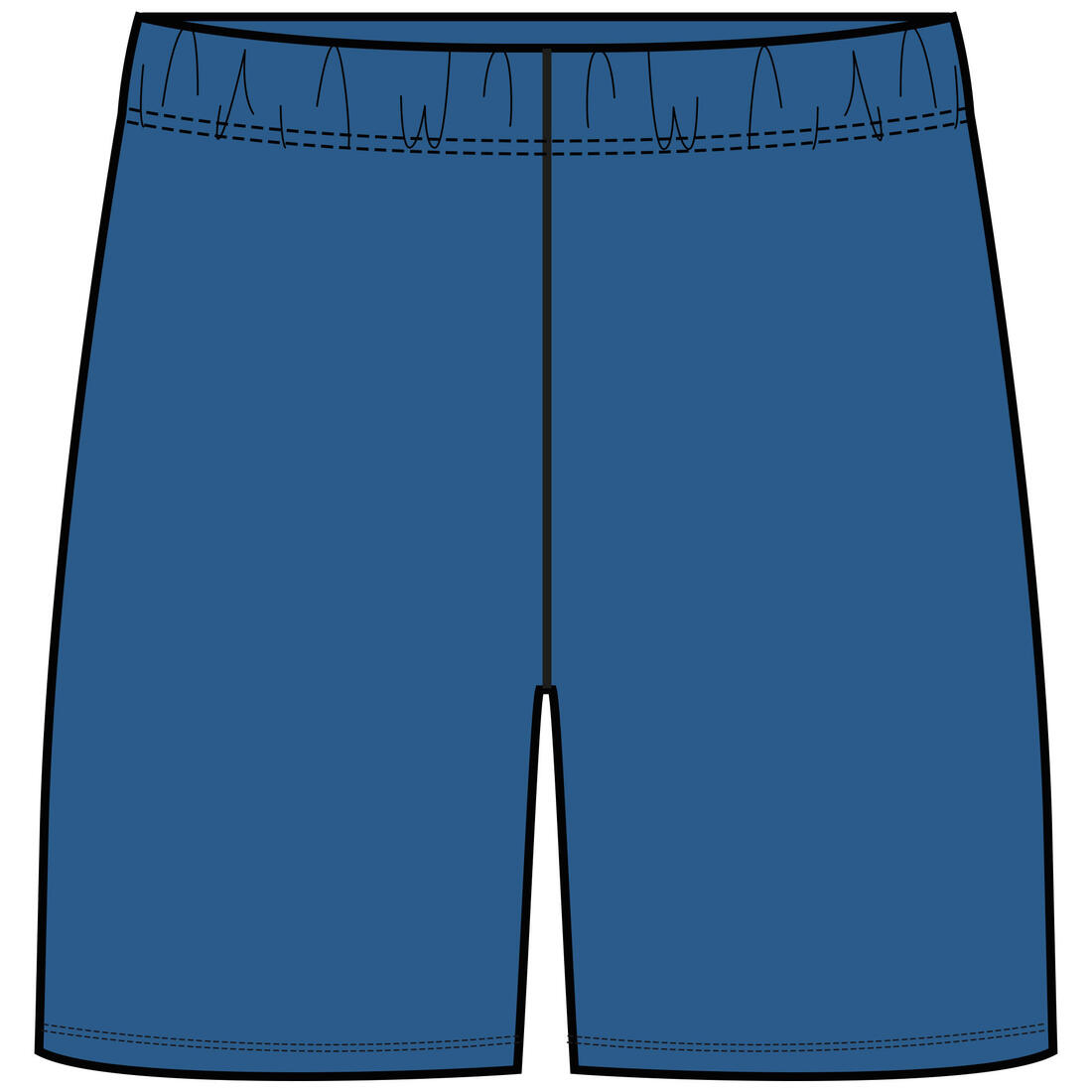 Short enfant coton - Basique marine
