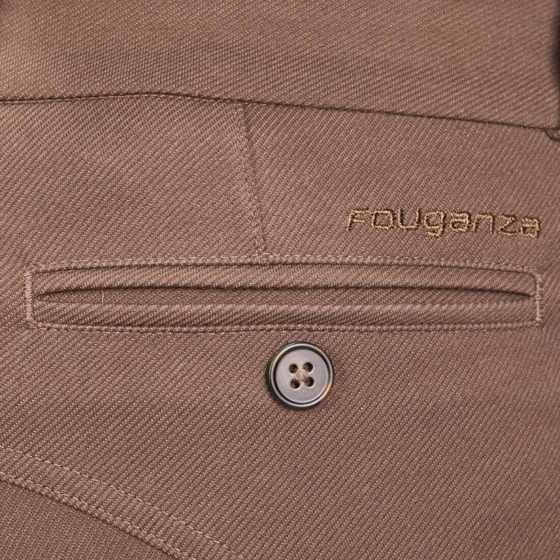 Pantalon équitation homme 140 basanes agrippantes marine