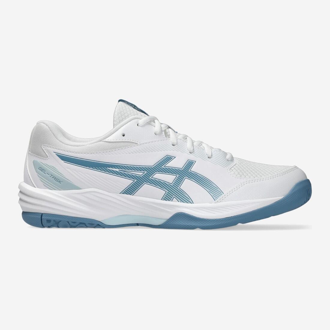 Chaussures de handball Adulte - ASICS Gel Task blanc et bleu