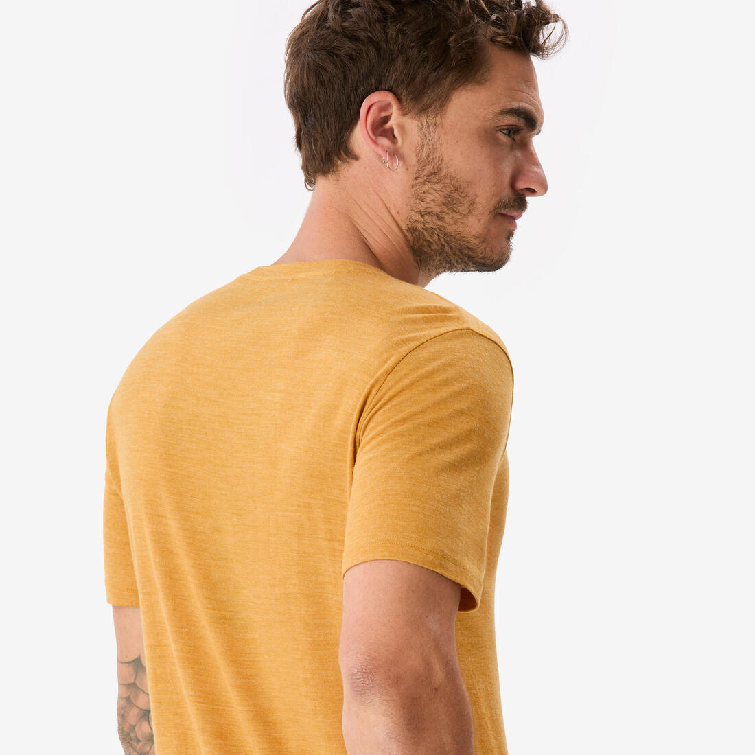 T-shirt manches courtes de trek en laine mérinos homme, Merino Fresh