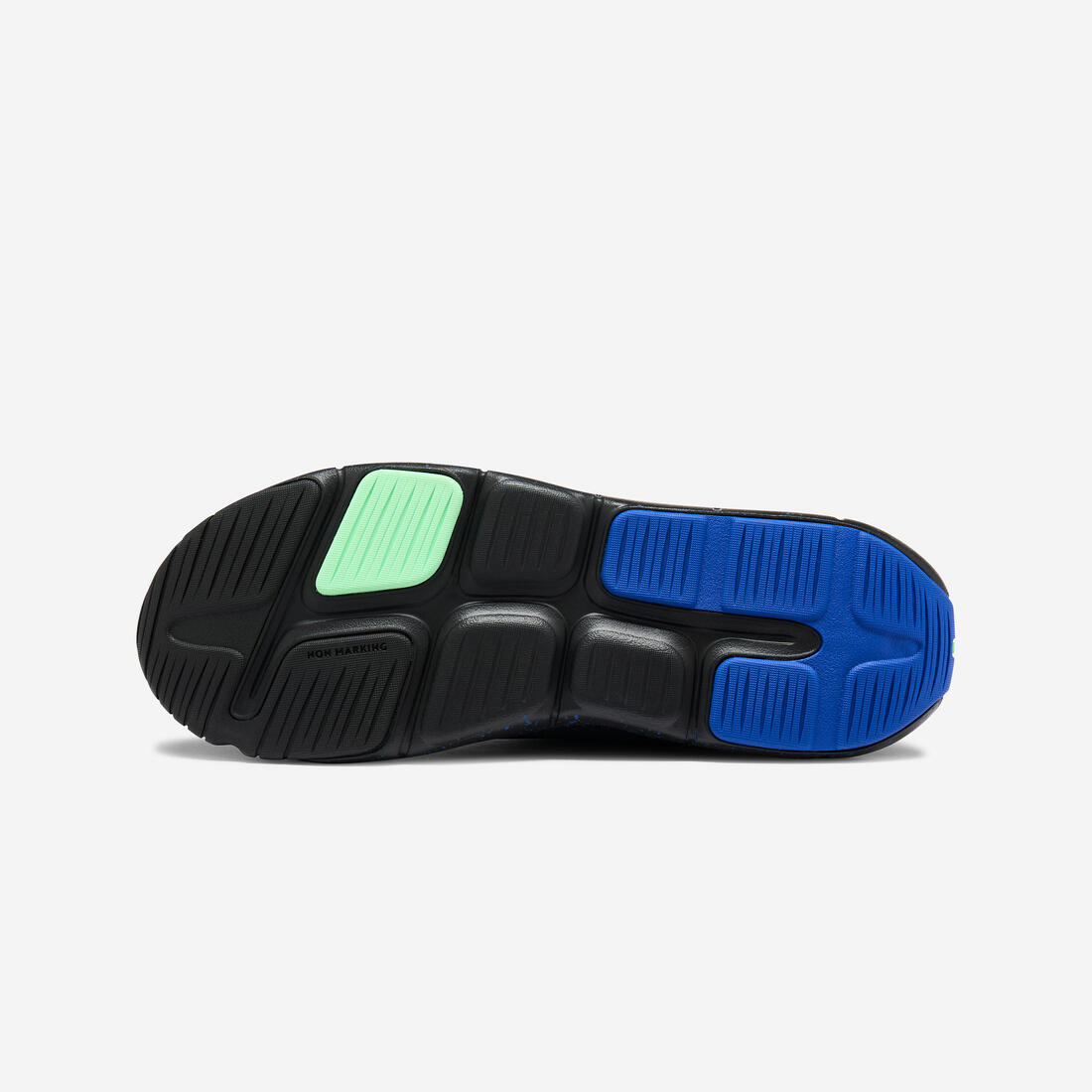 Chaussures de sport zippées imperméables enfant, Playful vert gris bleu et noir