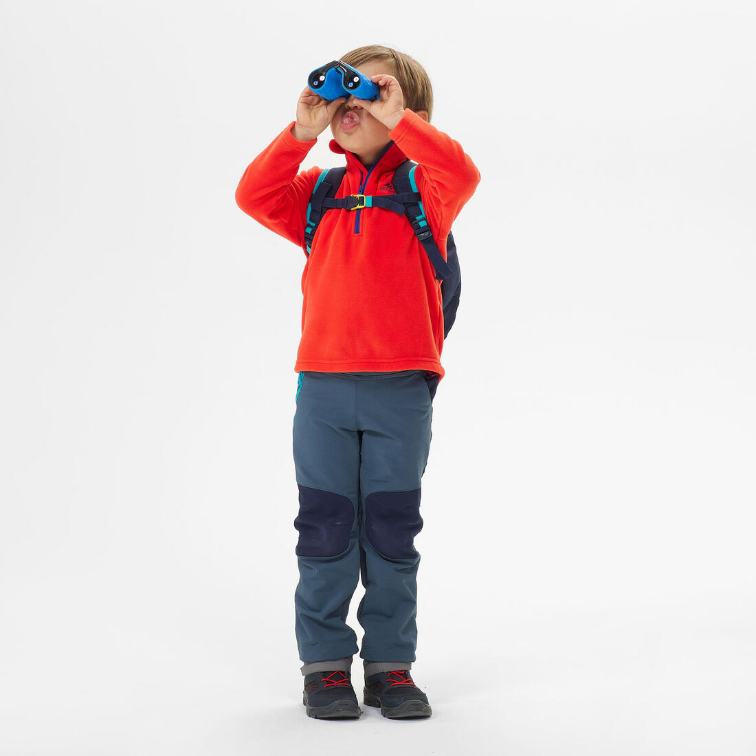 Polaire de randonnée enfant 2-6 ans, MH100 demi zip