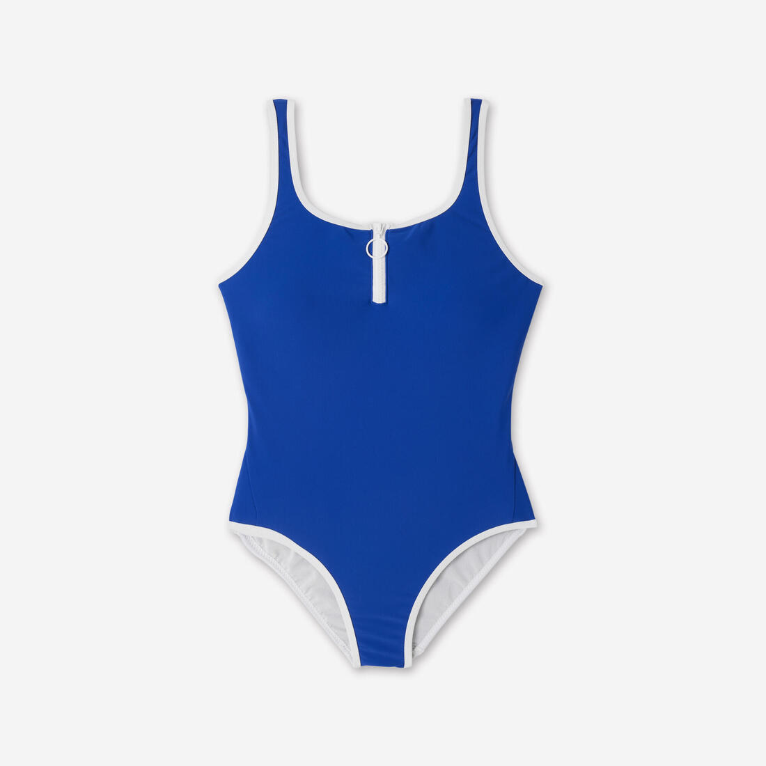 Maillot de bain 1 pièce natation loisirs femme, Heva Joy zip