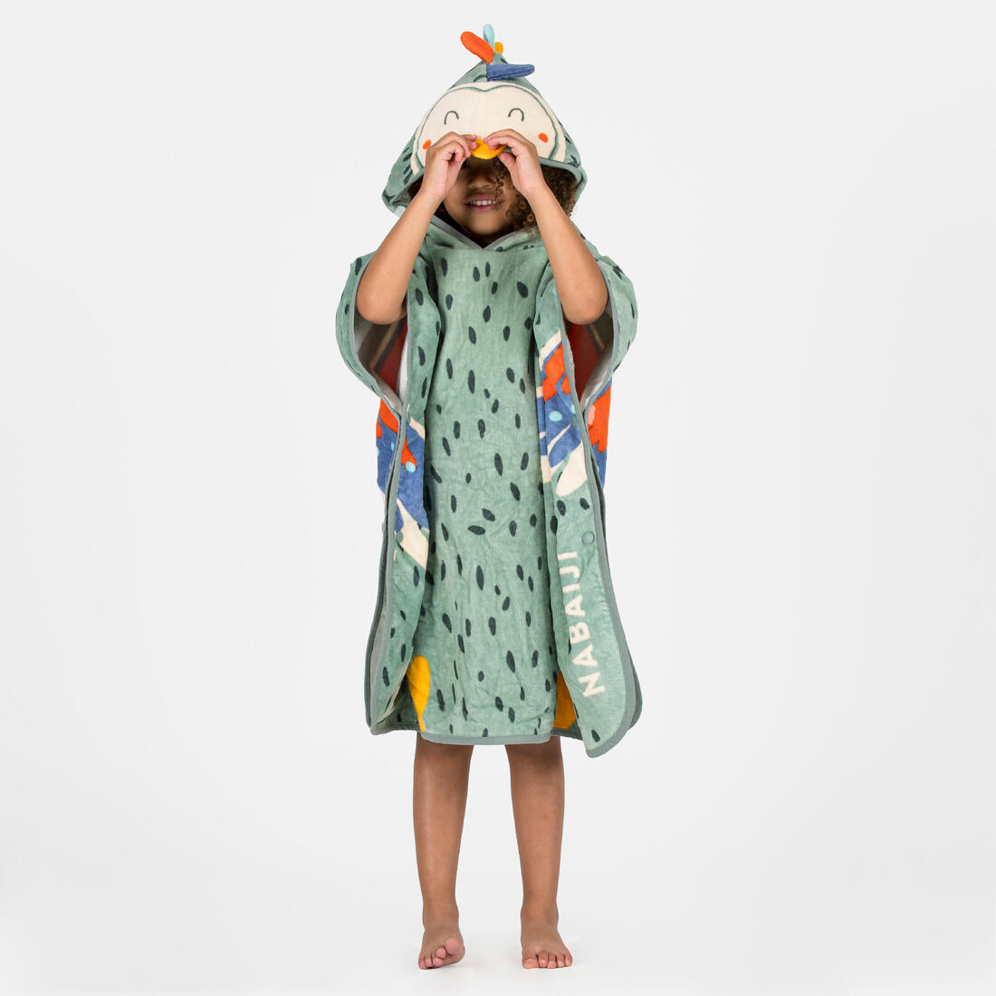 Poncho de bain Bébé - Peroquet vert