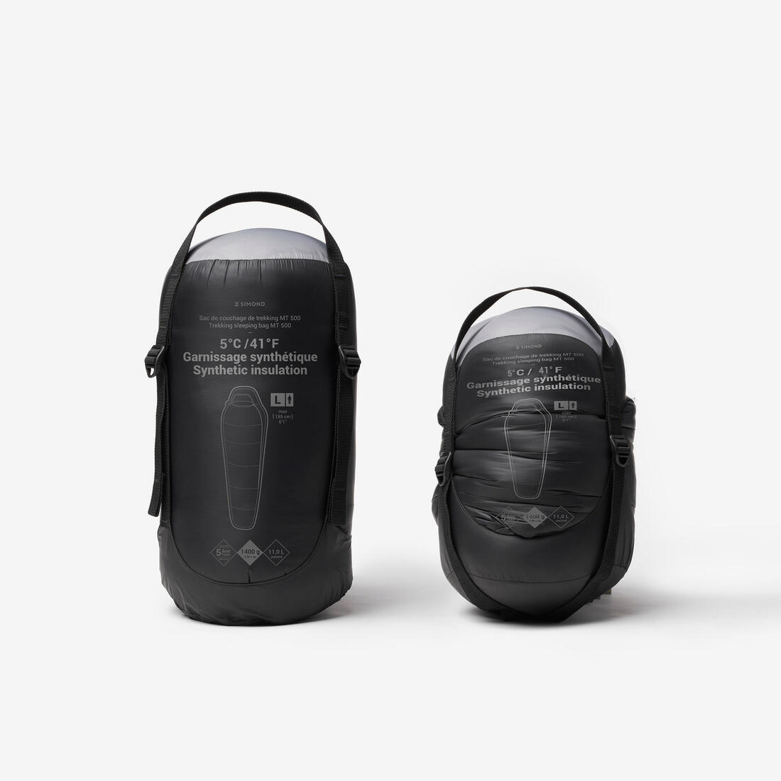 Sac de couchage de trekking - MT500 5°C - Synthétique