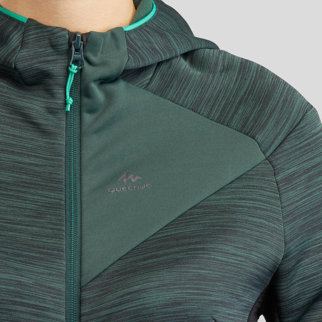 Veste polaire fine de randonnée - mh520 light - femme