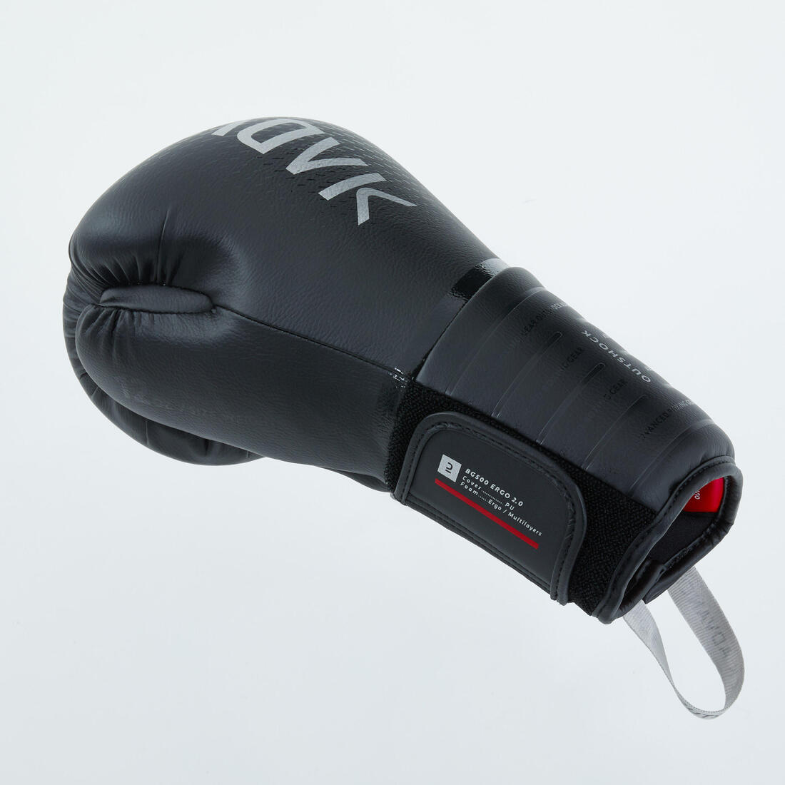 Gants de boxe avec maintien articulaire du poignet, bleu et