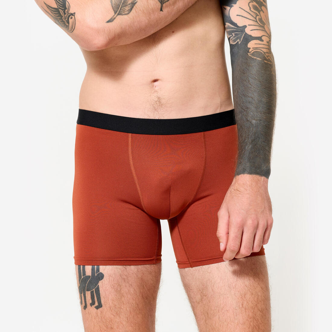 Lot de 3 boxers respirants en microfibre Homme, Bleu foncé