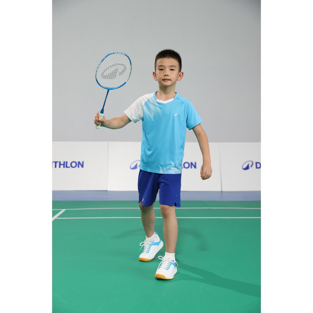 Chaussures de Badminton Enfant BS Sensation 500 - Aqua