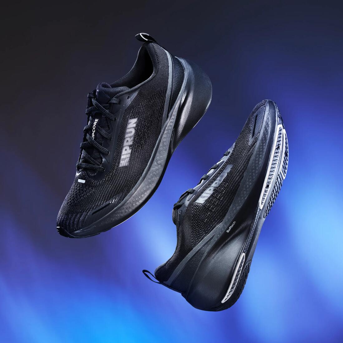 Chaussures running polyvalentes & déperlantes homme, KIPRUN KIPCORE WR, noire