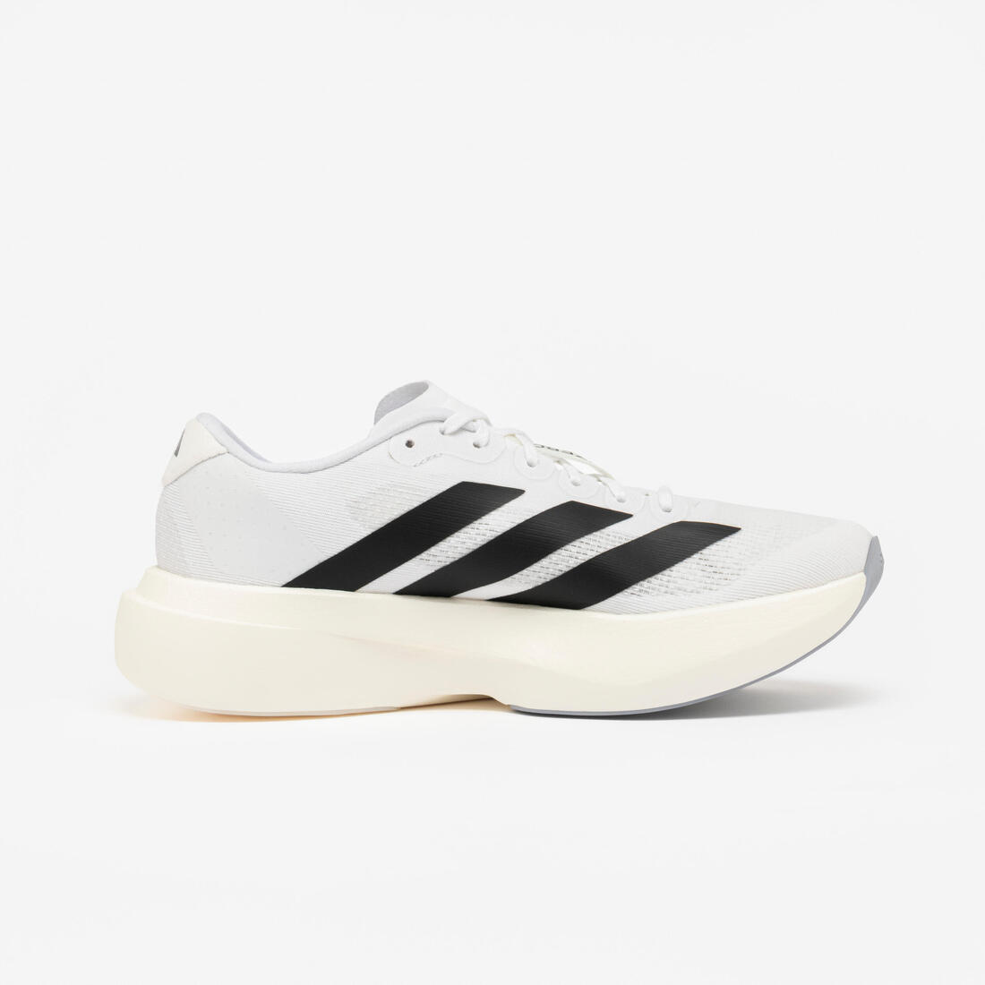 Chaussures running femme, adidas Adizero Evo SL noires et blanches