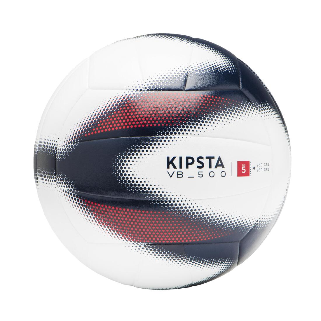 Ballon de volley-ball V500 gris, bleu et