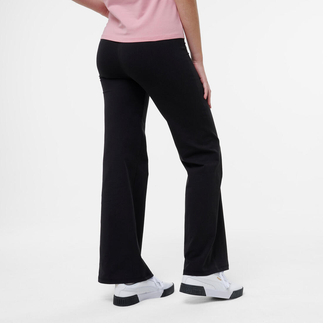Legging en coton taille haute femme