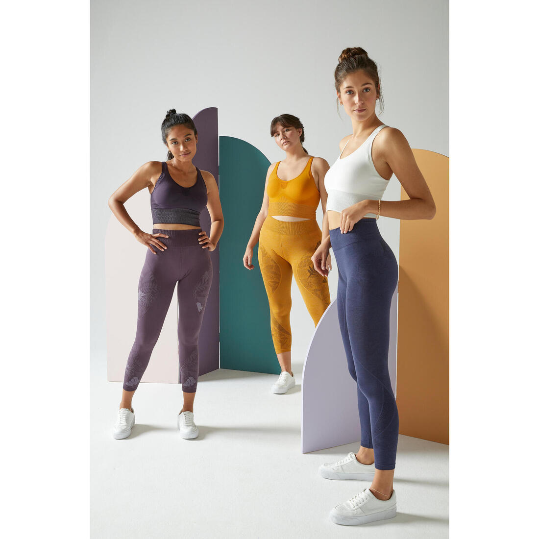 LEGGING 7/8 YOGA DYN SANS COUTURES CHINE