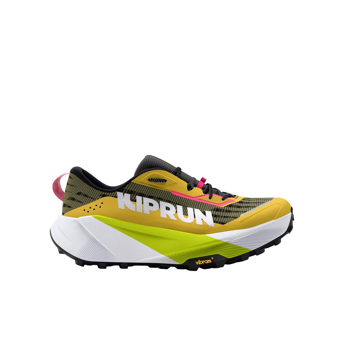 Chaussures de running trail femme, Kiprun kipsummit max gris et